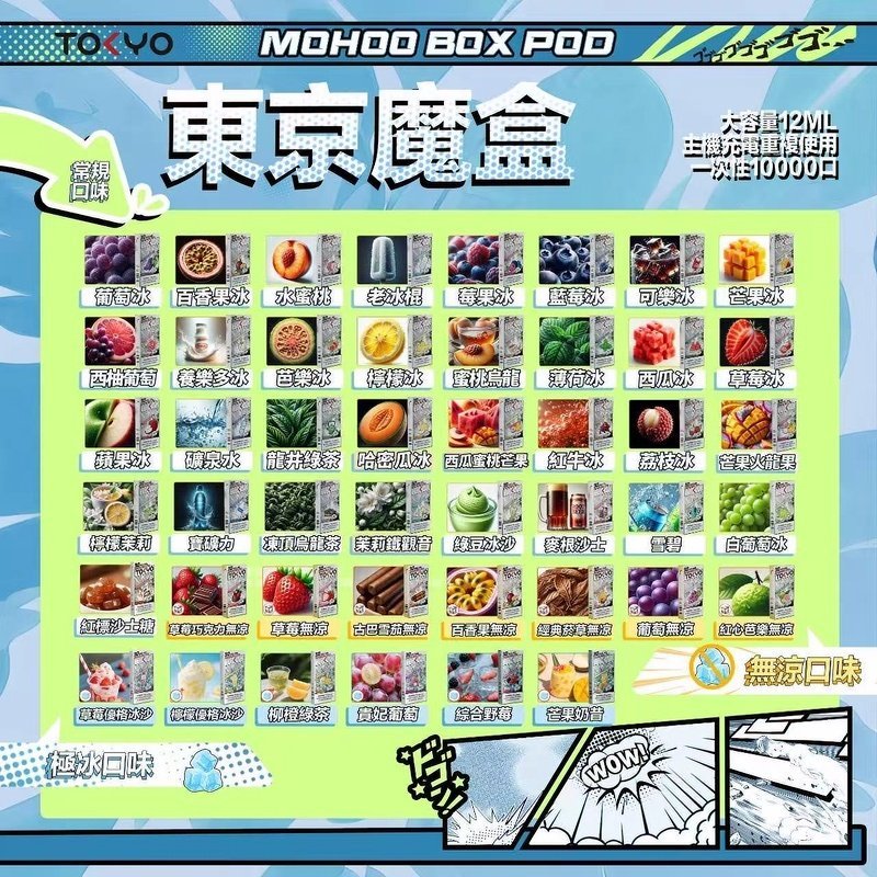 TOKYO MOHOO BOX東京魔盒電子菸煙彈丨12ML大容量【可樂】:圖片 2